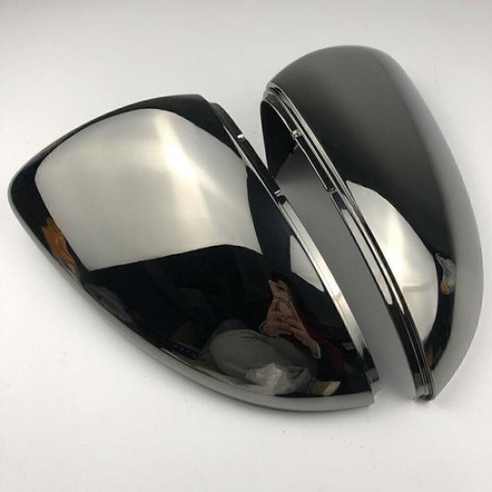 Gloss Black Side Mirror Cap  / Mirror Cover Set Fit For VW Golf7 Golf 7 MK7 GTi