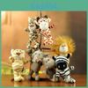 Jungle Animal Plush Toy Keychain With Pp Cotton Filling For Kids And Teens