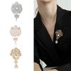 1pc New 2026 Fashion Teardrop Brooch Large Flower Bridal Brooch Party Banquet Wedding Pin Jewelry