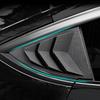 2pcs Car Rear Window Shutter Cover Trim Window Louver Side Vent Trim For Tesla Model 3 Model Y 2017-  Accessories