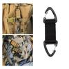 Outdoor Camping Karabinerhaken Wandern Gurtbandschnalle Gürtelclip Hängender Schlüsselanhänger Karabiner Kletter-Überlebensausrüstung