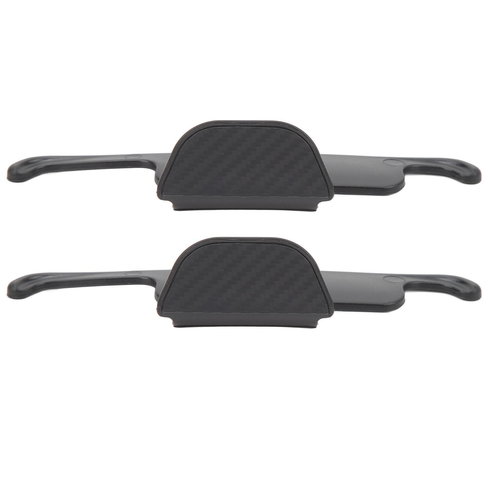 

2 шт. крючок для подголовника сиденья из углеродного волокна ABS для хранения в автомобиле, вешалка для подголовника, замена для Tesla