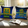 GGeometry DDash VVideo Cushion Cover Pillowcase Antidustmite Invisible Zipper Short Plush Sofa Cushion