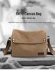 Men's Large Capacity Lightweight Canvas Crossbody Bag