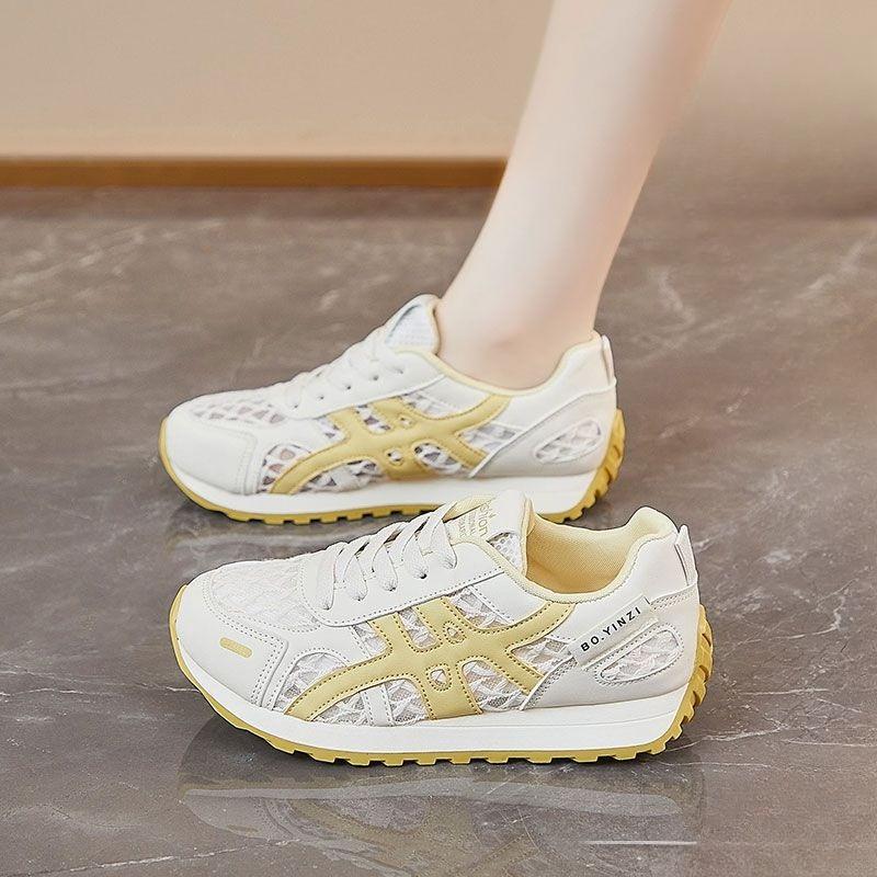 

Women s Breathable New Versatile Shoes - Casual Single Running Shoes 40 жовтий