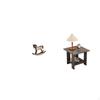 Artistic Retro Wood Sculpture Ornament for Office Centerpiece And Versatile Bedside NightStand Table