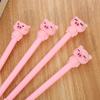 2Pcs Cute Piggy Creative Neutral Pen Cartoon Kawaii Pink Pig 0.5mm Pen Office Pink School Supplies Stationery