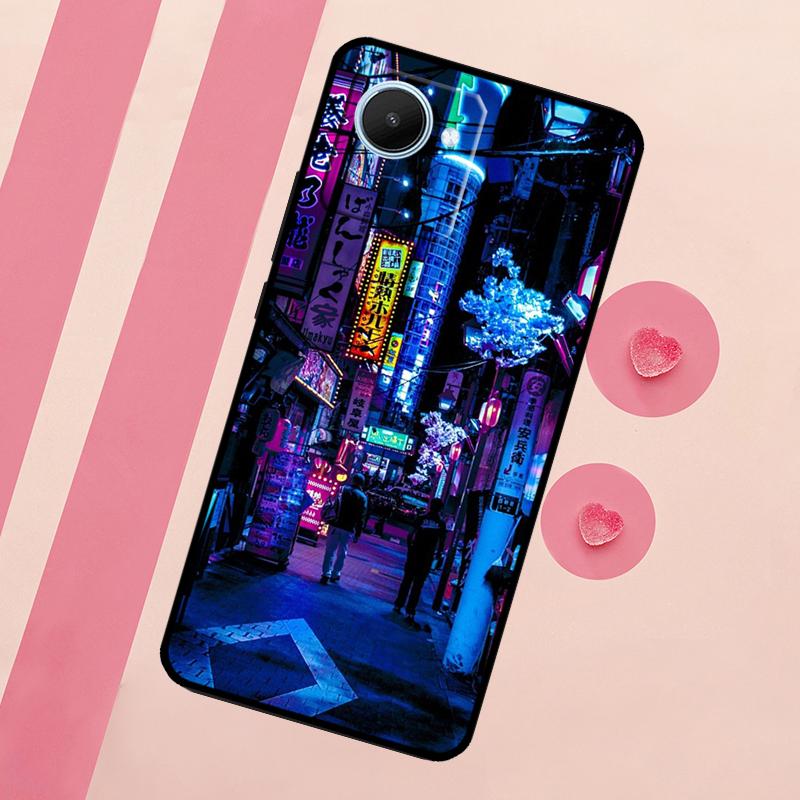 

Японская эстетика ночного города Для Realme C71 C55 C53 C67 C75 C61 C33 C63 C51 C65 10 11 12 13 14 15 Pro Plus GT7 Pro Чехол Realme 10 4G