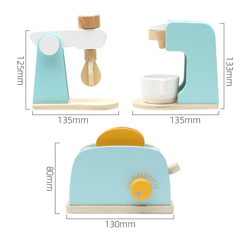 

3-in-1 Wooden Kids Pretend Play Kitchen Baking Set: Creative & Fun Toy for Cultivating Interest