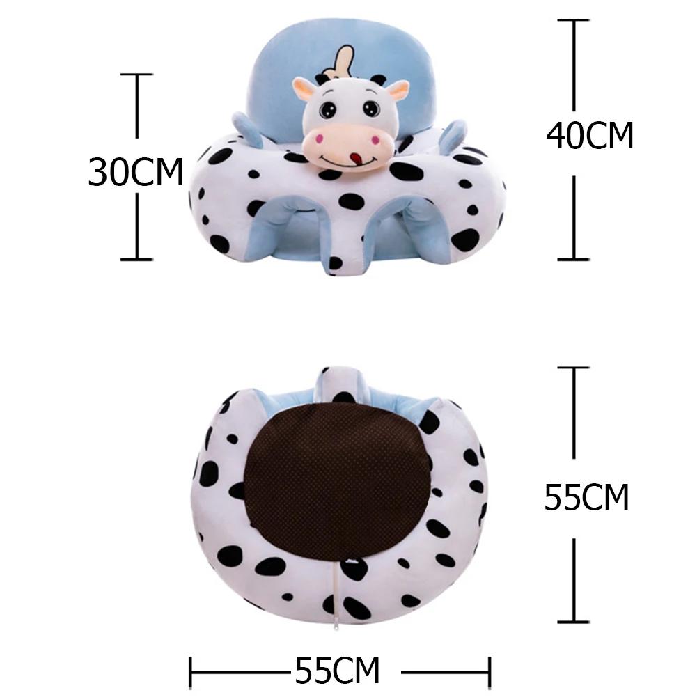 Baby Sofa Support Seat Cover Cartoon Learning To Sit Comfortable Cushion Sofa Kids Children Baby Portable Seat Without Cotton