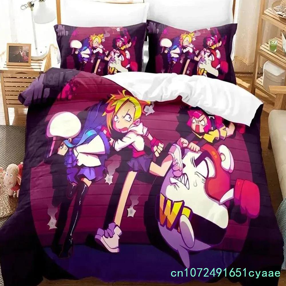 Anime Muse Dash Game Bedding Set Duvet Cover Bed Set Quilt Cover Pillowcase Comforter King Queen Size Boys Adult Bedding Set