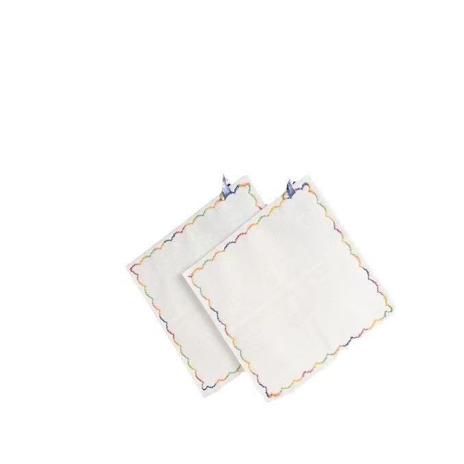 5-Layer 8-Layer Rainbow Thick Cotton Oil-Repellent Dishcloth, Absorbent, Lint-Free, Non-Stick Kitchen Towel