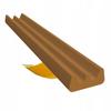 Self-adhesive door window seal E 9X4 mm BROWN