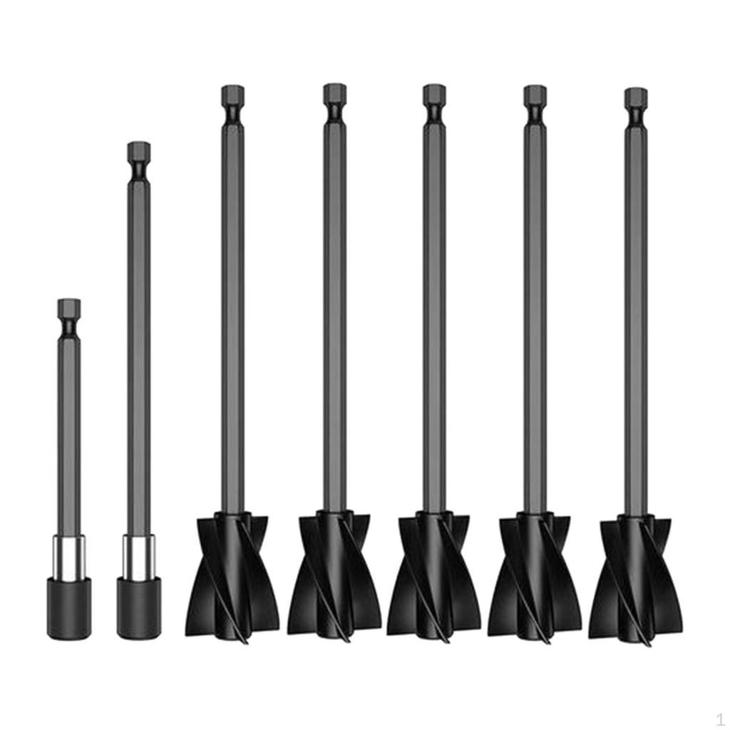 Epoxy Resin Mixer Paddles Mixing Accessories Sturdy Stirring Rods Drill Attachment for