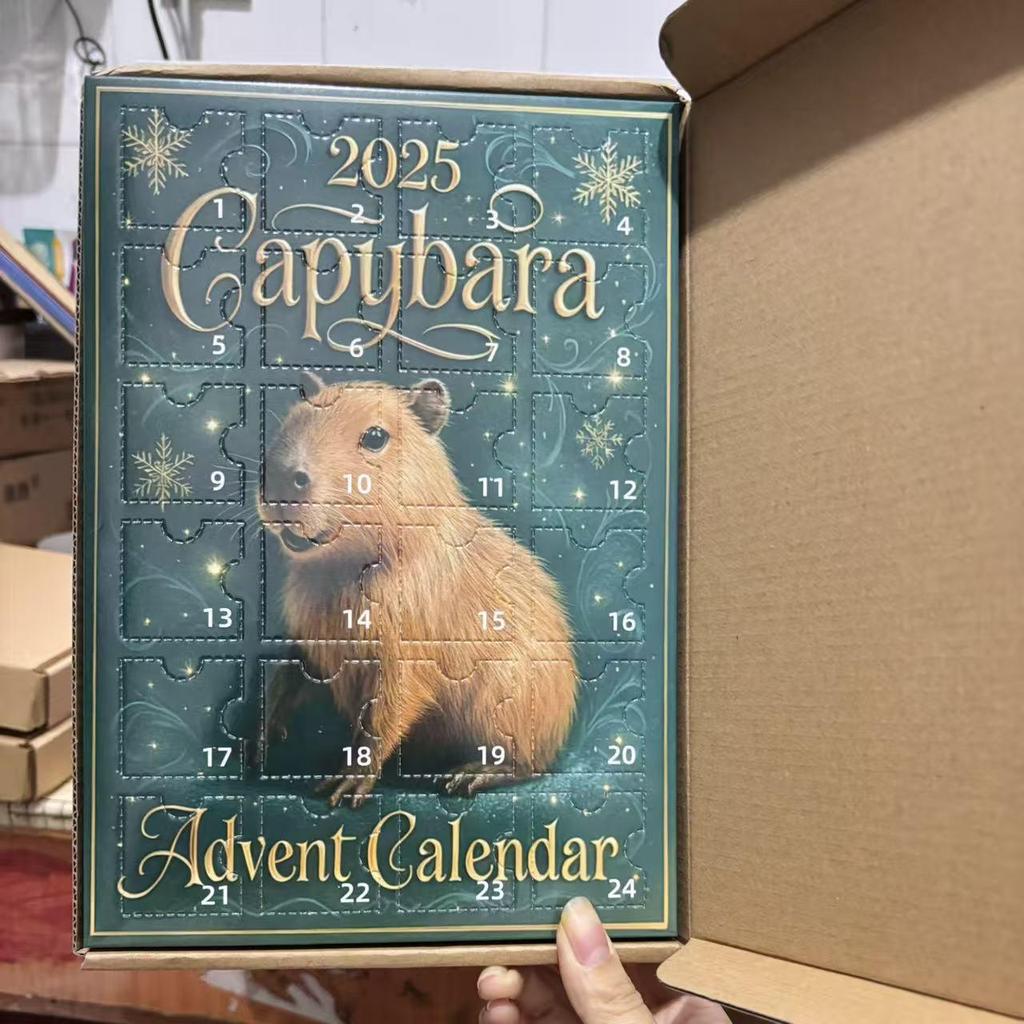 2025 Capybara Advent Calendar Acrylic Blind Box Charms