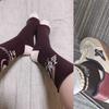 Retro American Men's Mid-rise Socks Women's Ins-style Casual Sports Basketball Socks