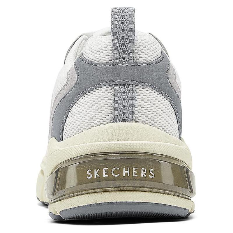 Skechers SKECHER STREET Women White Gray Low Top Dad Shoes Comfortable Versatile Wear Resistant 177352-WGY