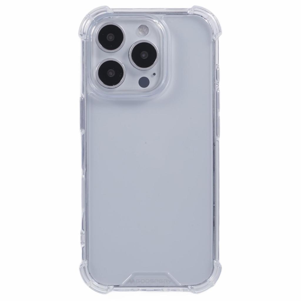 MERCURY GOOSPERY For iPhone 16 Pro Max Case Reinforced Corners TPU+Acrylic Clear Phone Cover