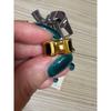 Used HERMES Herms Olympe Ear Cuff PM Black Gold Accessories