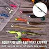 Alownder 20-Pack Fishing Walleye Jig Heads with 3D Holographic Eyes, Round Jig Heads Saltwater Freshwater Walleye jigs Live Bait jigs Bass Trout