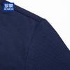 ROMON Herren V-Ausschnitt Langarm Seidenmischung T-Shirt