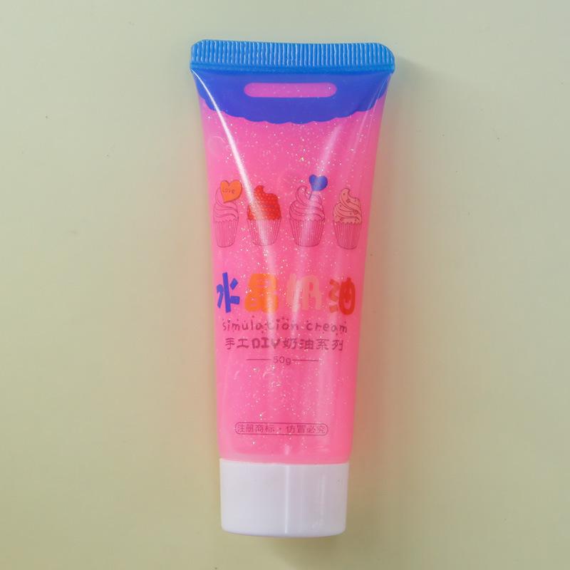 50g Crystal Cloud Gel for Kids DIY Crafts Jewelry & Phone Case Decor - Eco-Friendly Glitter Translucent Anti-Freeze Art Supplies