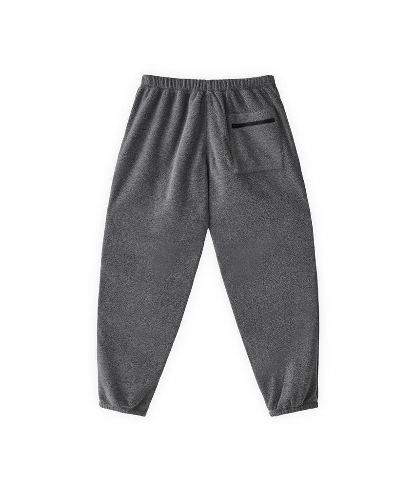 TUEWID Two Way Fleece Set Up Pants In Heather Gray