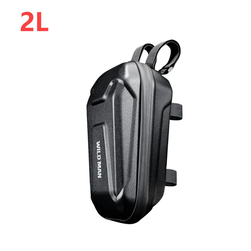 Electric Scooter Bag 2L 3L 4L Portable EVA Hard Shell Large Capacity Night Reflective Skateboard Front Handle Case Scooter Parts