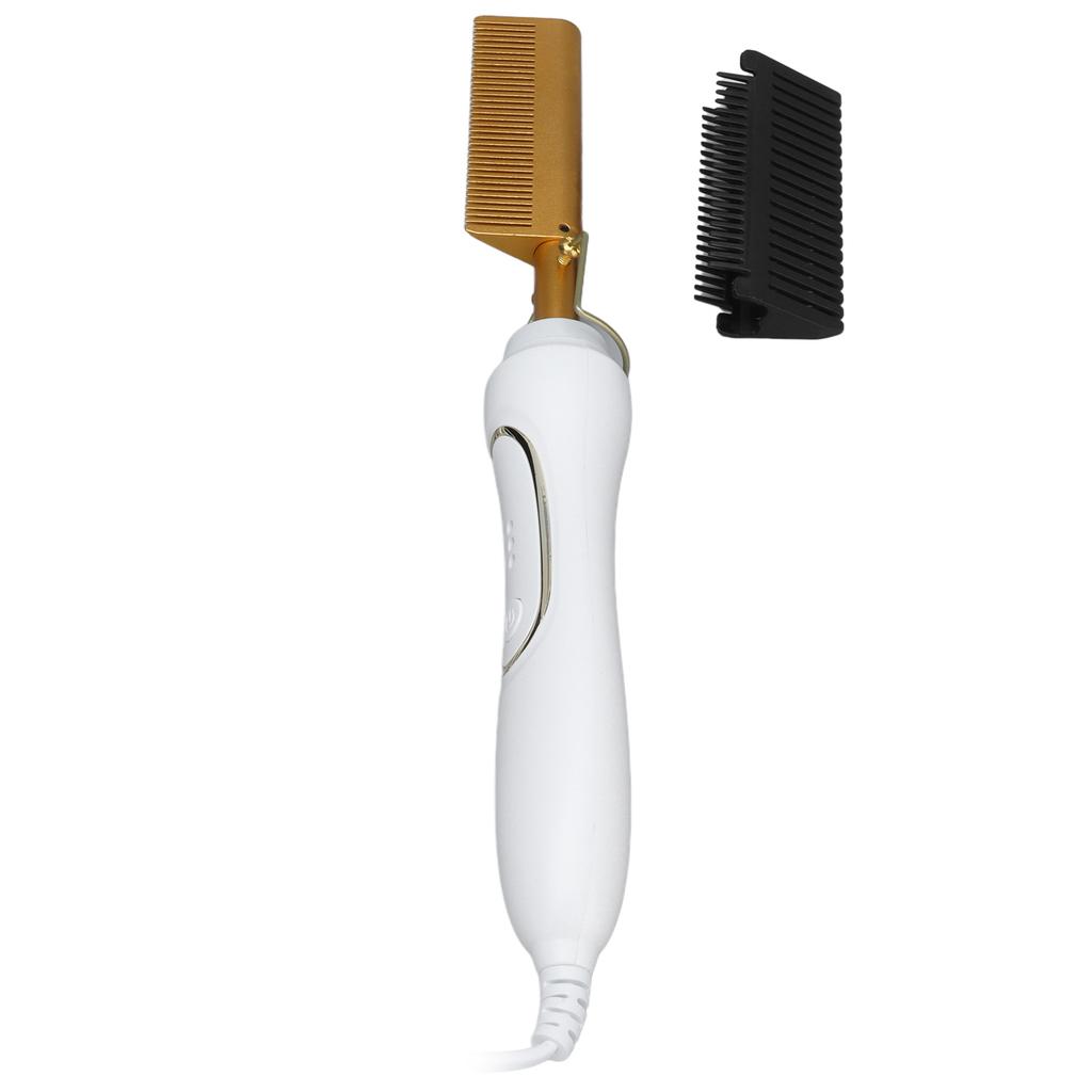 Hot Comb Electric Safe Reliable Convenient Practical Dual Voltage Fast Heating Hair Straightener