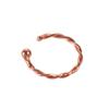 Piercing Copper Men Women Fake Septum Fake Nose Ring Titanium Ring Twisted Rope Nose Hoop Rings