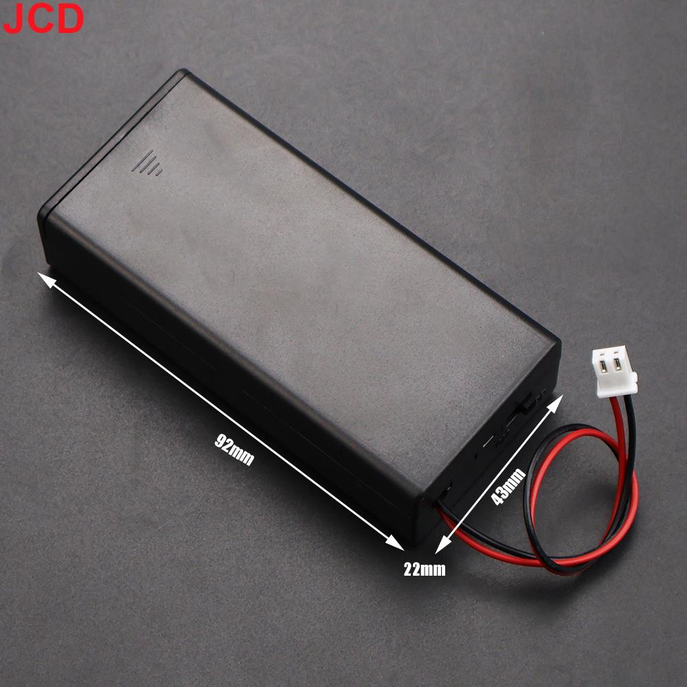 18650 2-cection Battery Holder/Box In Series With Cover Switch And PH2.0/XH2.54/SM/Jumper Male/Female/DC5521/USB Plug Connector