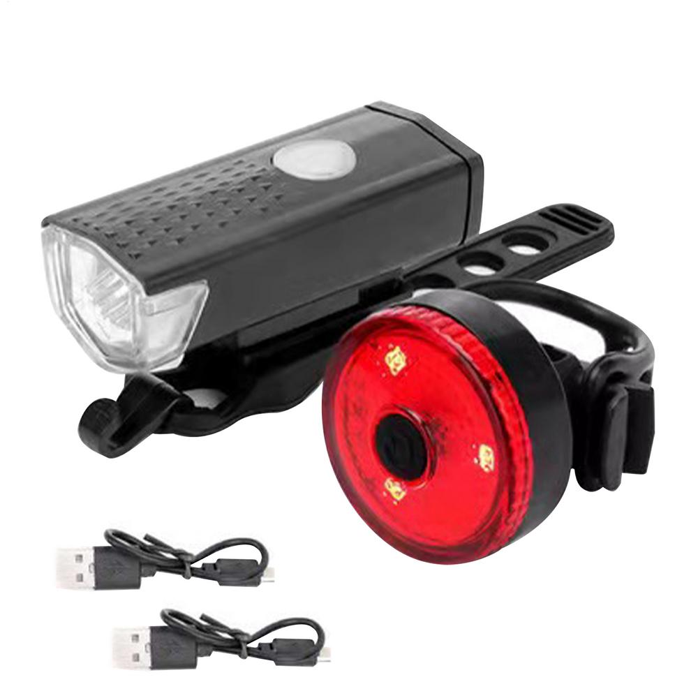 Bike Night Riding Mini Bike Safety Mountain Bike Lights Outdoor Riding Equipment Headlight and Taillight