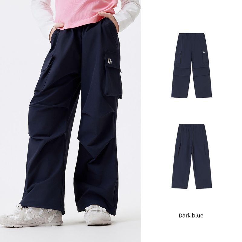 Navigare Italy Small Sailboat Children's Pants 2026 Spring and Autumn Outdoor Casual Thin Girls' Cargo Pants