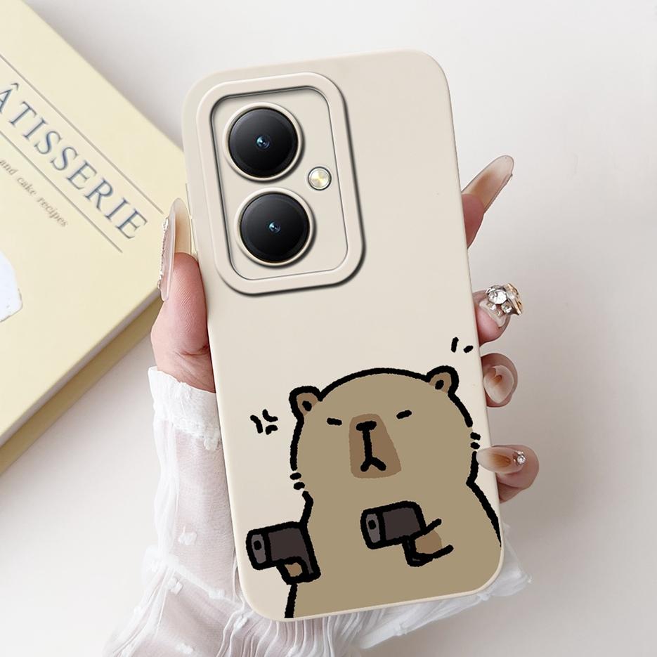 For Vivo Y27 4G Case V2249 Lovely Panda Cartoon Cover Shockproof Soft Silicone Phone Case For Vivo Y27s Y 27 S VivoY27 5G Bumper