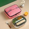 New Student Food Insulated Bag Large Capacity Portable Lunch Insulated Bag Bento Bag Outdoor Portable Waterproof Lunch Box Bag