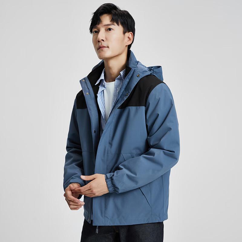 Unisex 3-in-1 Detachable Outdoor Windbreaker Jacket