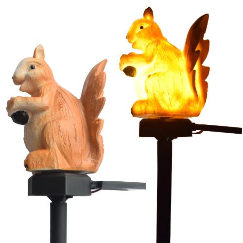 Solar Eagle Stehlampe Tierlampe Eichhörnchen Panda Villa Innenhof Dekoration Atmosphärenlampe Rasenlampe Eule