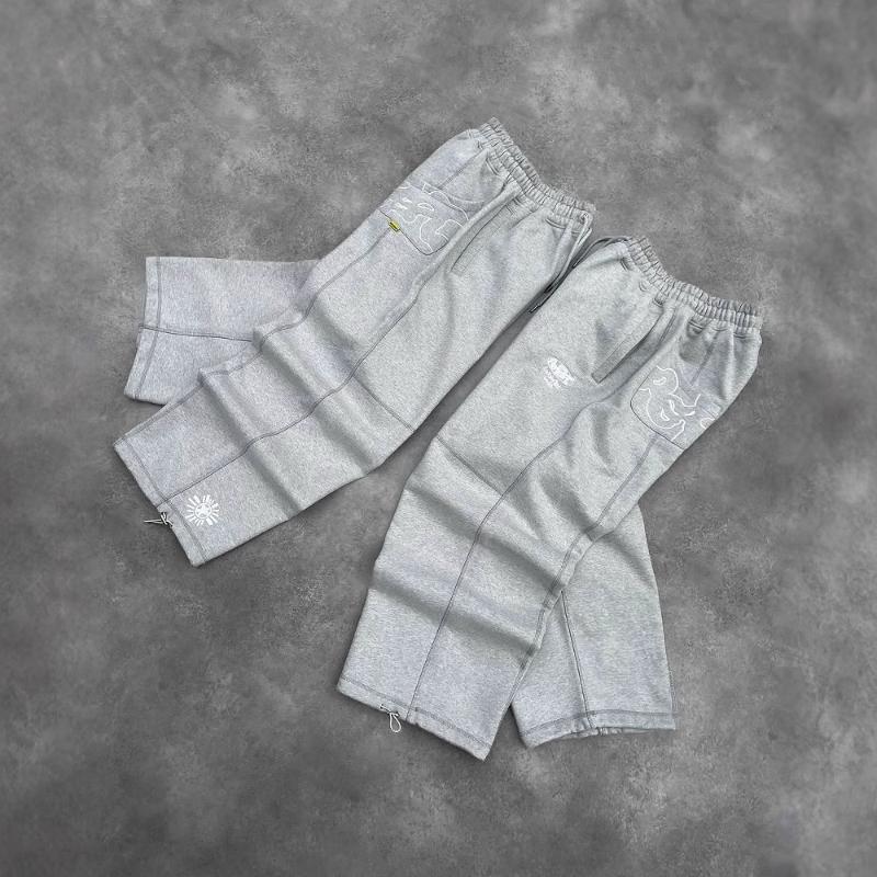 Europäische und amerikanische lässige Kordelzug verstellbare lockere Street Herren- und Damen-bestickte Jogginghose