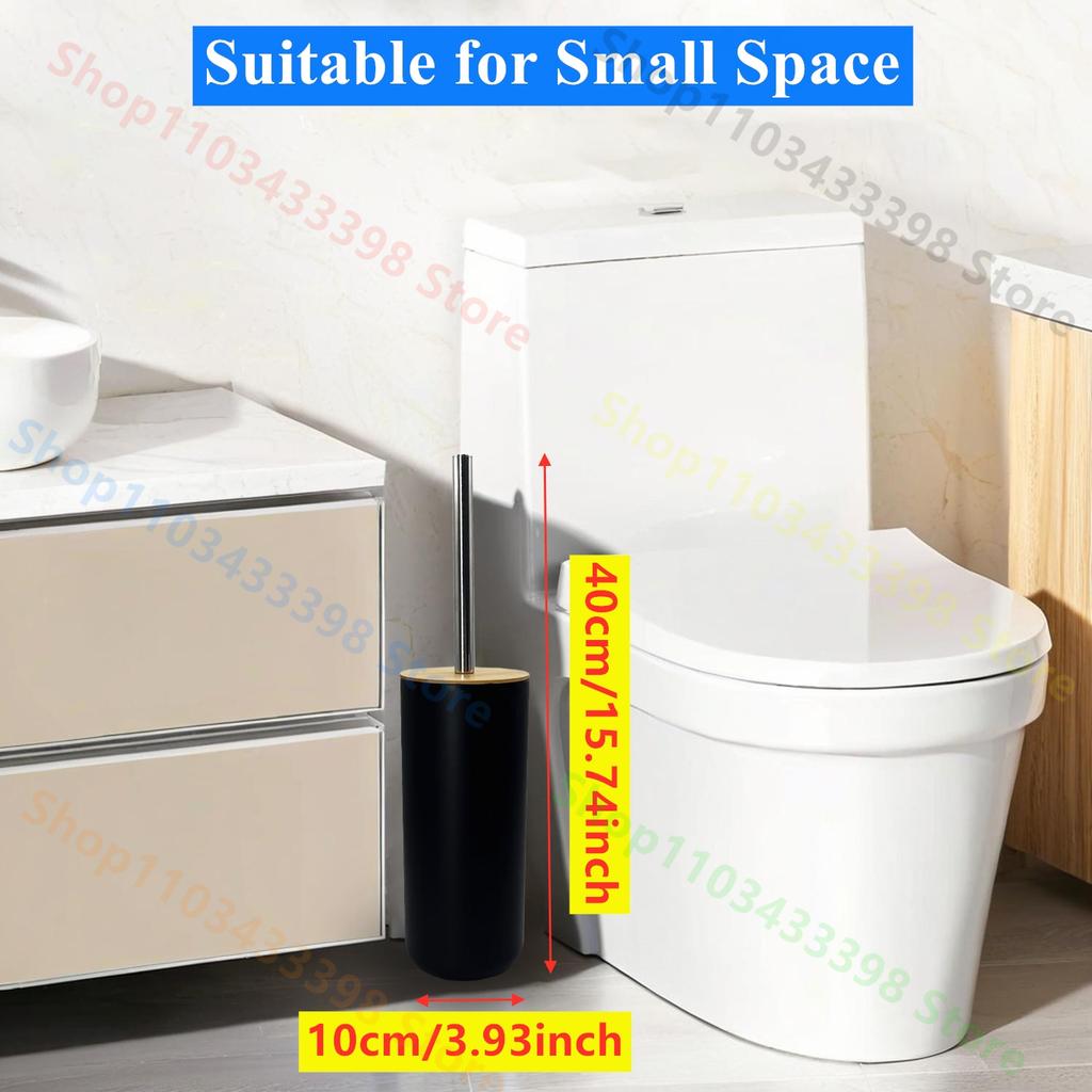 Toilet Bush Long Handle Plast Durable Cleaning Brush Home Decor Bathroom Accessories Detachable White Black Grey Bush for Toilet