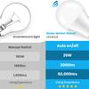 Radar Induction LED Light Bulb 110V E27 Radar Motion Activated Lamp Auto ON/OFF Built-in Radar/Light Sensors For Patio Stair