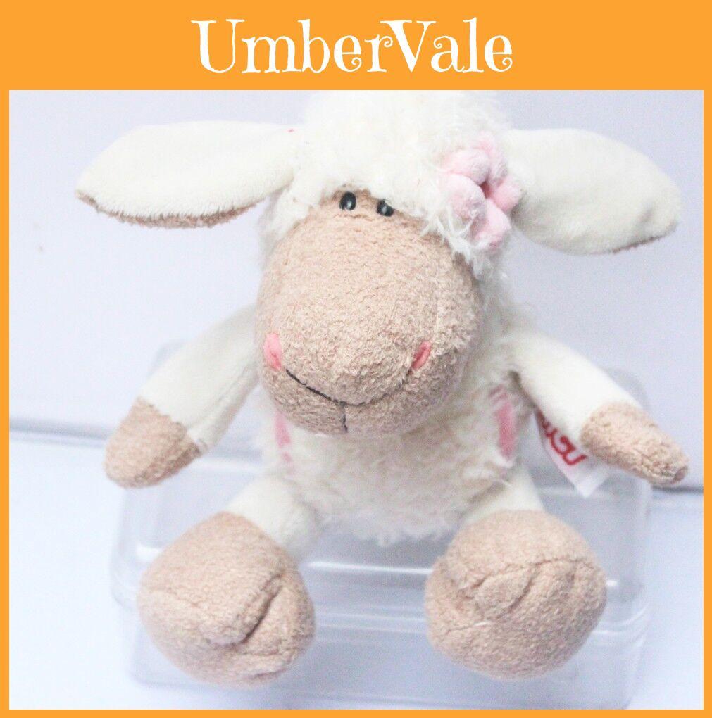Charming White Sheep Stuffed Animal 25cm Plush Doll Perfect For Baby Gifts