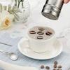 16pcs Coffee Latte Art Stencil Hollow-out Mold Party Shop Kitchen Household Coffee Supplies for Espresso Cappuccino Drinks XJM