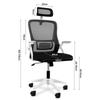 DoubleTT Office Desk Work Rocking Retractable Ergonomic 3D High High Resilience Office Excellent Breathability Chair, Chair, Telework, Tire-Free