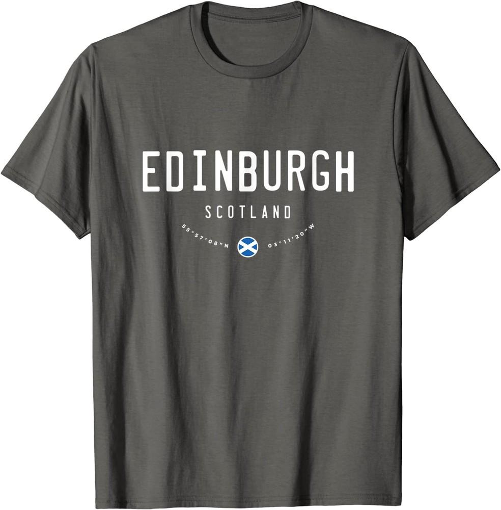

Edinburgh Scotland United Kingdom UK Flag Gift Unisex T-Shirt Unisex T-Shirt XL