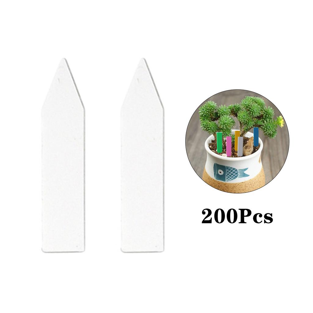 200pcs PVC Plant Labels Plant Labels Waterproof Flower Pot Plant Labels Stake Gardener Plant Labels Outdoor Garden Plant Labels