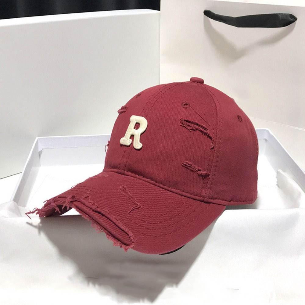 Adjustable Vintage Duck Tongue Cap Cotton Large Head Circlet Cap Over Size Baseball Cap  Summer