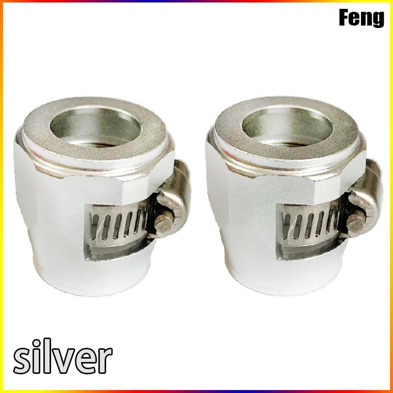 2PCS Metal Car End Oil Fuel Hose Clamp  AN4 AN6 AN8 AN10 AN12 End Fuel Pipe Clip Oil Water Tube Hose Fittings Auto Parts Refit