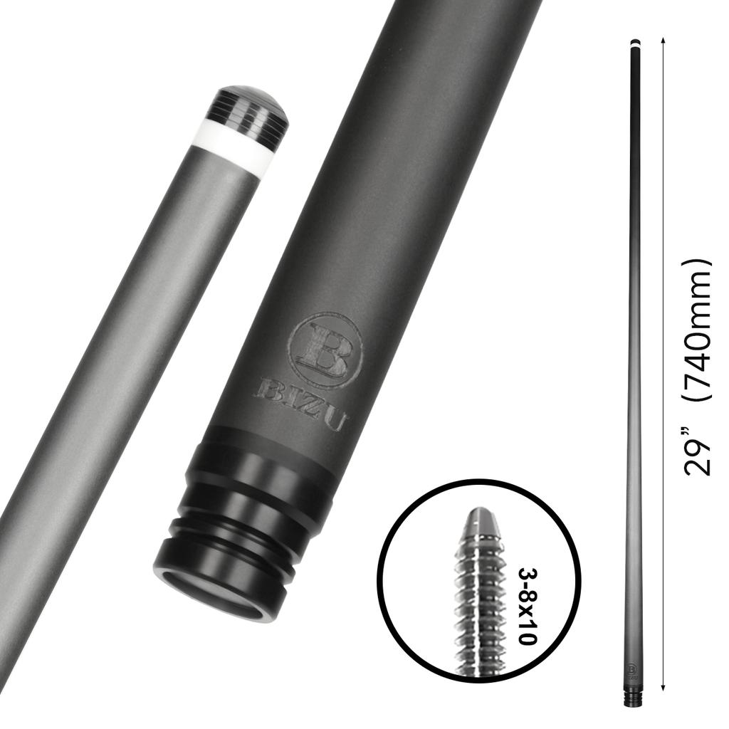 BIZU 29 Inch Carbon Fiber Billiard Pool Table Cue Break Shaft Durable for Enhanced Game Performance ( Shaft Only)