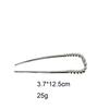 Cross U-Shaped Hairpin: Simple Hair Bun Accessory for Women