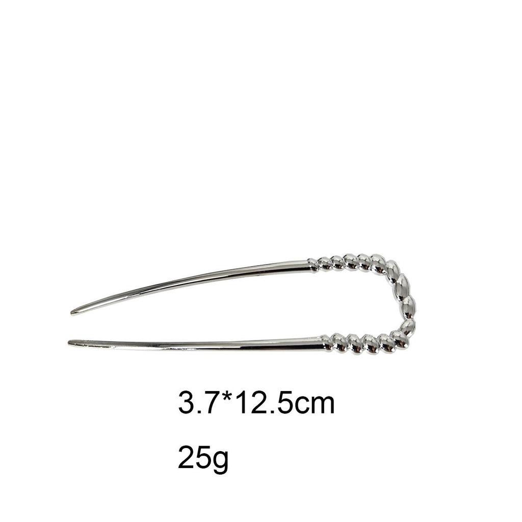 Cross U-Shaped Hairpin: Simple Hair Bun Accessory for Women